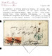 Cover 1851, Lettera Da Venezia Del 28.10 Per Modena Affrancata Con Coppia Verticale 15 C. Rosso Vermiglio II Tipo Carta  - Lombardo-Vénétie