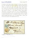 Cover 1854, Bicolore 5+45 C. Lettera Da Milano Del 26.5 Per Genova Affrancata Con 5 C. Giallo Arancio Chiaro E 45 C. Azz - Lombardy-Venetia