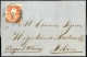 Cover Carate, LO Punti 10, Lettera Del 23.3.1859 Per Milano Affrancata Con 5 S. Rosso Chiaro I Tipo, Cert. Enzo Diena, S - Lombardije-Venetië