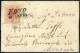 Cover Edolo, (SI Punti 5) Minilettera Del 6.8.1852 Per Brescia Affrancata Con 15 C. Rosa II Tipo Carta A Mano, Sass. 5 - Lombardo-Veneto