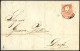 Cover Iseo, CO Punti 10, Lettera Del 14.5.1859 Per Darfo Affrancata Con 5 S. Rosso II Tipo, Firmata ED, Ex Provera, Sass - Lombardije-Venetië