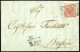 Cover Lecco Notte, M Cor. Punti R3, Lettera Del 16.1.1851 Affrancata Con 15 C. Rosso Carminio I Tipo Prima Tiratura Cart - Lombardo-Veneto