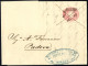 Cover Mirano, A Penna Punti 11, Lettera Del 11.12.1865 Per Padova Affrancata Con 5 S. Rosa Dent. 9½, Cert. Enzo Diena, S - Lombardo-Vénétie