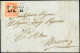 Cover Missaglia, (SI Lg. Punti 13) Del 13.4.1859 Per Brescia Affrancata Con 5 S. Rosso Chiaro I Tipo, Firmato Fiecchi, C - Lombardy-Venetia