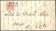 Cover Noale, (SD Azzurro Punti R3) Lettera Del 2.7.1850 Per Rovigo Affrancata Con 15 C. Rosso I Tipo Prima Tiratura Cart - Lombardo-Vénétie