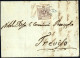 Cover Salò, (SI Azzurro Punti 12) Lettera Del 24.6.1850 Ventiquattresimo Giorno D'uso Per Treviso Affrancata Con 30 C. B - Lombardy-Venetia