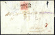 Cover Varenna, SD Punti 12, Lettera Del 15.7.1850 Per Milano, Affrancata Con 15 C. Rosso I Tipo Prima Tiratura Carta A M - Lombardo-Veneto