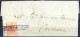 Cover 1851, "Carta Costolata", 15 Cent. Rosso Vermiglio, Secondo Tipo, Su Lettera Da Milano, Cert. Raybaudi (Sass. 15) - Lombardo-Vénétie
