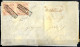 Cover 1858, Lettera Spedita Nell'aprile 1858 Da Palmi A Oppido, Affrancata Con Una Coppia Verticale Del 1/2 Grano I Tavo - Naples