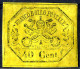 * 1867, 40 Cent. Giallo, Nuovo Con Gomma Originale, Ben Marginato (Sass. 19 / 375,-) - Kerkelijke Staten