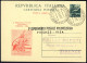 Cover 1949, 1. Esperimento Postale Volovelistico, Cartolina 12 Lire Da Firenze 15.5.1949 (C139 - Pell. 304) - Other & Unclassified