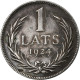Lettonie, Lats, 1924, Argent, TTB, KM:7 - Lettland