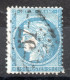 FRANCE / CERES N° 60 B  25c Bleu  Type II Oblitéré - 1871-1875 Ceres