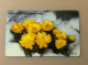 Korea Phonecard, Yellow Flower, 1 Used Card - Korea, South