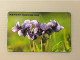 Korea Phonecard, Purple Flower, 1 Used Card - Korea, South