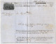 ETATS UNIS - STEAMER SYDONIA SUR CONNAISSEMENT DE NEW ORLEANS POUR NEW HOPE, 1853 - Cartas & Documentos