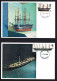 GB 1969 SHIPS MAXI CARDS WITH MANCHESTER FDI POSTMARK - 1952-1971 Dezimalausgaben (Vorläufer)