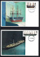 GB 1969 SHIPS MAXI CARDS WITH MANCHESTER FDI POSTMARK - 1952-1971 Pre-Decimal Issues