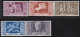 Italy   .  Y&T   .     Airmail  102/106   (2 Scans)     .     *      .    Mint-hinged - Correo Aéreo