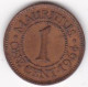 Ile Maurice , 1 Cent 1964 , Elizabeth II , En Bronze , KM# 31 - Maurice