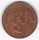 Ile Maurice , 1 Cent 1964 , Elizabeth II , En Bronze , KM# 31 - Maurice