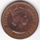 Ile Maurice , 2 Cents 1975 , Elizabeth II , En Bronze , KM# 32 - Mauritius