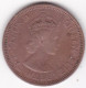 Ile Maurice , 2 Cents 1957 , Elizabeth II , En Bronze , KM# 32 - Maurice