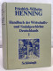 Handbuch Der Wirtschafts- Und Sozialgeschichte Deutschlands; Band 1., Deutsche Wirtschafts- Und Sozialgeschich - 4. 1789-1914
