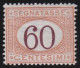 Italy   .  Y&T   .     Taxe  11  (2 Scans)     .   *      .    Mint-hinged - Strafport