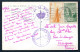 RC 26912 MONACO 1952 SERVICE DU COURRIER - PALAIS DE MONACO SUR CARTE POSTALE - Lettres & Documents