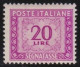 Italy   .  Y&T   .     Taxe  74  (2 Scans)    .   **      .      MNH - Strafport