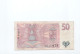Billet République Tchèque, 50 Korun, Usagée Vooir 2 Scans - Tsjechoslowakije