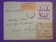 DH2 MAROC    BELLE LETTRE RECO. RARE DOUANE  1945  CASABLANCA A PARIS FRANCE  +BLOC DE 4 TP   +AFF. INTERESSANT+++ - Lettres & Documents