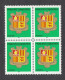 Andorra 2002-2003 - Escudo De Andorra (5v) - Bloques De 4 -  ** MNH - Unused Stamps