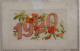 Carte Brodée - Nouvel An 1920 - Carte Postale Ancienne - Brodées