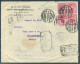 1919 Egypt Dawawin Cairo Registered Censor Cover - Gothenburg Sweden Via London - 1915-1921 British Protectorate