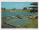 AUSTRALIA KIAMA N.S.W. Harbour And Swimming Pool View Photo Postcard RPPc, 1970s W/Topic Stamp 25c, Airmail Abroad 67678 - Lettres & Documents