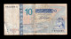 Túnez Tunisia 10 Dinars 2005 Pick 90 Bc/Mbc F/Vf - Tunisia