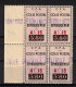 Algérie Colonies Françaises Colis Postaux Variété Bloc De 4 BdF N° 77a ** / MNH  Scan Recto / Verso - Paketmarken