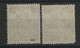 HONGRIE ARAD N° 15 + 15a Surcharges Type I Et II Neufs Sans Charnières ** (MNH) - Unused Stamps