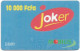 Cameroon - Mobilis - Joker Light Blue - GSM Refill 10.000FCFA, Used - Cameroon