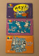 Singapore Telecom Singtel GPT Phonecard, KONICA - Fido Dido, Set Of 3 Used Cards - Singapour