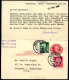 UY13 Type 2 Steel Plate Postal Card With Reply Stockton CA To GERMANY 1958 - 1941-60