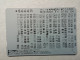 T-606 - JAPAN, Japon, Nipon, Carte Prepayee, Prepaid Card, CARD, RAILWAY, TRAIN, CHEMIN DE FER - Treni