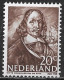 Bruine Vlekken In De 1e D Van NeDerland In 1943-44 Zeehelden 20 Cent Bruin NVPH 417 Postfris - Errors & Oddities