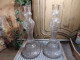 Anciens Grands Bougeoirs Chandelier Bouteilles Legras D&D Bte S.G.D.G / Candlestick - Vidrio & Cristal