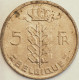 Belgium - 5 Francs 1974, KM# 134.1 (#3177) - 5 Francs