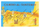 CPSM SANTIAGO DE COMPOSTELA-Camino De Santiago-Beau Timbre      L2573 - Santiago De Compostela