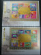 Hong Kong 2023 Lunar New Year 12 Animals Stamps Sheetlet Set (4 Sheets) Gold FDC - FDC