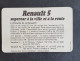 CARTE VISIOMATIC RELIEF RENAULT 5 SUPERCAR A LA VILLE ET A LA ROUTE EURORELIEF - Otros & Sin Clasificación